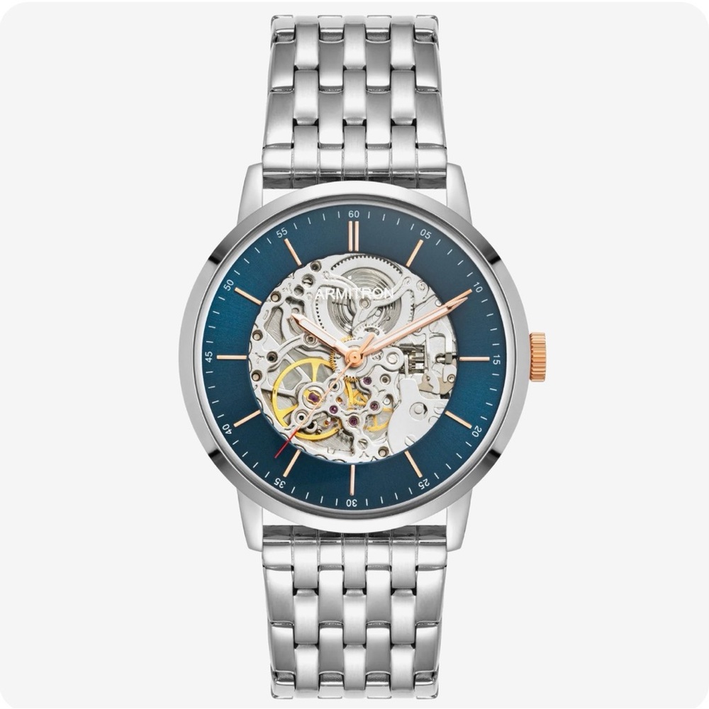 Men's Watches / Blueprint™ | 42mm, Navy/Silver